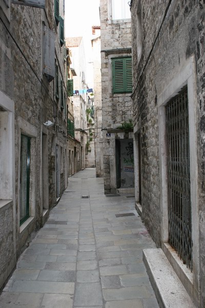 Chorwacja - Split - paac Dioklecjana - uliczki wewntrz paacu.