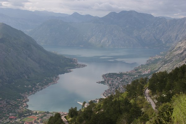 Czarnogra - Kotor - widok z gr.