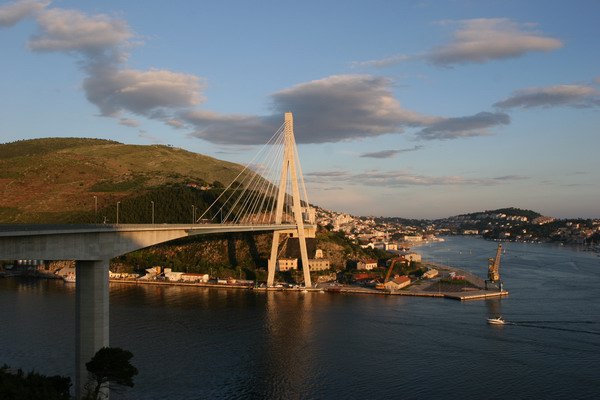 Chorwacja - Dubrownik - most.