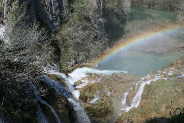 Chorwacja - wodospady Parku Narodowego Plitwickich Jezior.