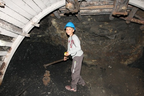 0061_0541Zabytkowa Kopalnia Węgla Kamiennego "Guido" - Zabrze - podziemna część kopalni